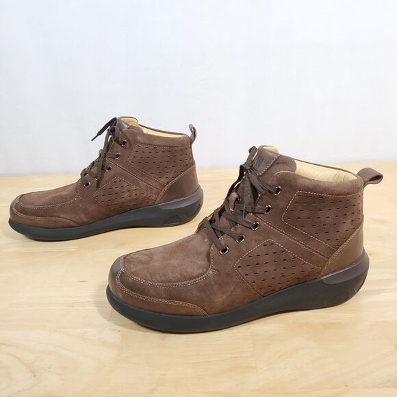 Drew Murphy Ankle Boots Men\'s Sz 13 Brown Suede Leather Casual Therapeutic Shoes main image 10